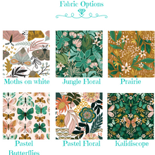 Load image into Gallery viewer, Grow With Me Girls Dress. Eco-friendly, Sustainable Baby, Toddler Hoodie,  Your choice fabric and size,  sizes 3 months-9 years, sibling sets