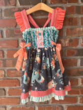 Load image into Gallery viewer, 2T Woven Double Skirted Under the Sea Ocean Boutique Dress