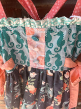 Load image into Gallery viewer, 2T Woven Double Skirted Under the Sea Ocean Boutique Dress