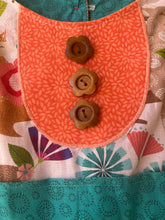 Load image into Gallery viewer, Size 6 Boutique Dress, Boho Kids Clothing, Double Skirted Pageant Dress, Patchwork Dress, Handmade, Woodland Dress