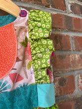 Load image into Gallery viewer, Size 6 Boutique Dress, Boho Kids Clothing, Double Skirted Pageant Dress, Patchwork Dress, Handmade, Woodland Dress