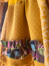 Load image into Gallery viewer, Fall Knit/Woven Pumpkin Ruffled Apron Girls Dress
