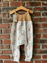 Load image into Gallery viewer, Easter Romper, 4T Bunny Napa Romper, Girls Romper
