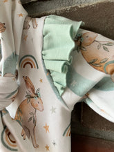 Load image into Gallery viewer, Easter Girls  Sleeper, Bunny, Zippered Sleeper 3-6 months