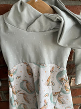Load image into Gallery viewer, Grow With Me Hooded Dress, Easter Dress, Bunny Dress, 12 months-3 years