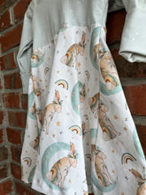 Load image into Gallery viewer, Grow With Me Hooded Dress, Easter Dress, Bunny Dress, 12 months-3 years