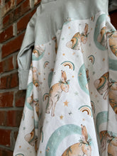 Load image into Gallery viewer, Grow With Me Hooded Dress, Easter Dress, Bunny Dress, 12 months-3 years