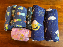 Load image into Gallery viewer, Disneys Peter Pan knit fabric lot destash various prints and 3 panels