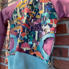 Load image into Gallery viewer, Mushroom Grow With Me Dolman Shirt with Pockets | 6–18 Months