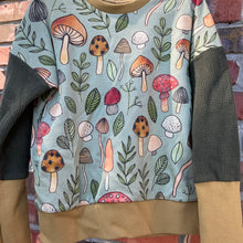 Load image into Gallery viewer, Sage Mushroom Oversized Grow With Me Shirt | 18 Months–4 Years