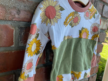 Load image into Gallery viewer, Sunflower Grow With Me Dolman Shirt | 3–12 Months