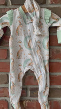 Load and play video in Gallery viewer, Easter Girls  Sleeper, Bunny, Zippered Sleeper 3-6 months