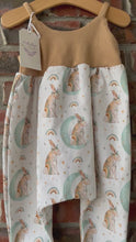 Load and play video in Gallery viewer, Easter Romper, 4T Bunny Napa Romper, Girls Romper