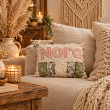 Load image into Gallery viewer, Personalized Quilted Scrappy Travel Pillow