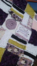 Load image into Gallery viewer, Baby/Toddler Rag Quilt, Psalm 139 "For I Am Fearfully and Wonderfully Made" 42"x34", Christian, Farm, Fertility Gift, Rainbow Baby Gift