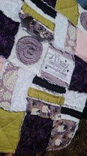 Load image into Gallery viewer, Baby/Toddler Rag Quilt, Psalm 139 "For I Am Fearfully and Wonderfully Made" 42"x34", Christian, Farm, Fertility Gift, Rainbow Baby Gift
