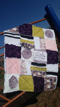 Load image into Gallery viewer, Baby/Toddler Rag Quilt, Psalm 139 "For I Am Fearfully and Wonderfully Made" 42"x34", Christian, Farm, Fertility Gift, Rainbow Baby Gift