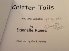 Load image into Gallery viewer, Critter Tails You Are Valuable, Childrens Farm Book, Self-Esteem, Chicken, Christian,Created on purpose, unique, signed copies