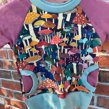 Load image into Gallery viewer, Mushroom Grow With Me Dolman Shirt with Pockets | 6–18 Months

