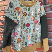 Load image into Gallery viewer, Sage Mushroom Oversized Grow With Me Shirt | 18 Months–4 Years
