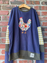 Load image into Gallery viewer, Floral Chicken Grow With Me Dolman | 12–16 Years, Adult Small Fit
