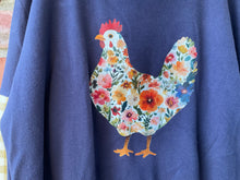 Load image into Gallery viewer, Floral Chicken Grow With Me Dolman | 12–16 Years, Adult Small Fit
