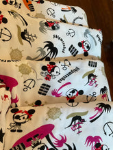 Load image into Gallery viewer, Vintage-Style Mouse Pirate Knit Fabric Lot | 4+ Yards &amp; Panels
