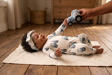 Load image into Gallery viewer, Baby girl with fuller natural curls in the farmhouse scene
