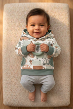 Load image into Gallery viewer, Baby hoodie with pockets matching the product examples
