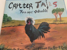 Load image into Gallery viewer, Critter Tails You Are Valuable, Childrens Farm Book, Self-Esteem, Chicken, Christian,Created on purpose, unique, signed copies
