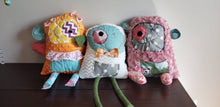 Load image into Gallery viewer, Commissioned Monster Stuffed Animals, Halloween Monster, Monster Stuffie, October Birthday Gift, Kid&#39;s Birthday Gift Ages 3-10
